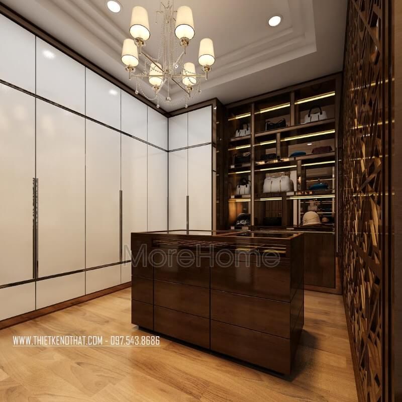 Kệ tủ gỗ tự nhiên được thiết kế nhiều ngăn để trưng bày các đồ dùng cá nhân nhằm trang trí cho căn phòng mà gia chủ lựa chọn